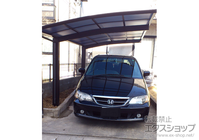 長野県長野市ののカーポート プレシオスポート 積雪〜20cm対応 施工例