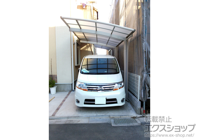 神奈川県相模原市ののカーポート プレシオスポート 積雪〜20cm対応 施工例