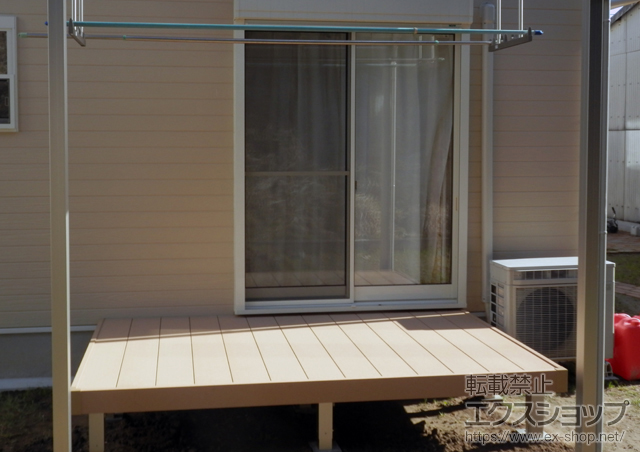 宮崎県日南市ののウッドデッキ リウッドデッキ 200 単体 施工例