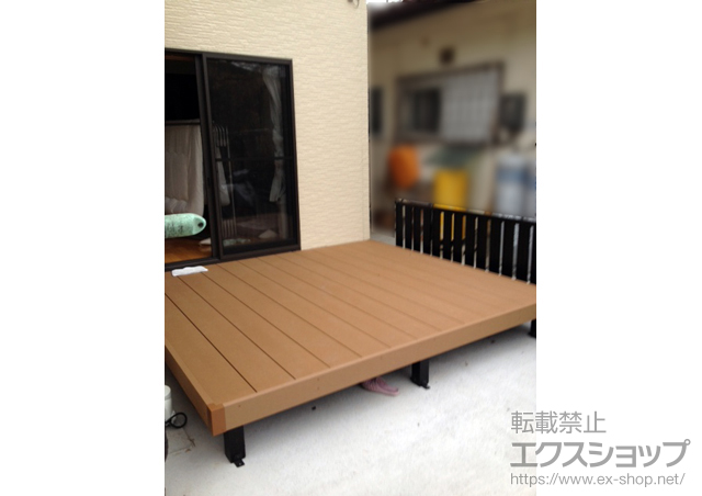 広島県安芸郡熊野町ののウッドデッキ リウッドデッキ200 施工例