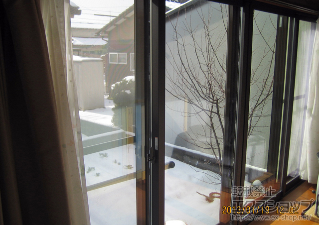 石川県金沢市のの二重窓（内窓） インプラス ダストバリア仕様 引違い窓 4枚建 施工例