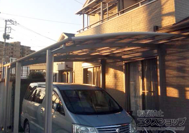 埼玉県さいたま市ののカーポート レイナベーカポート 延長 積雪〜20cm対応 施工例