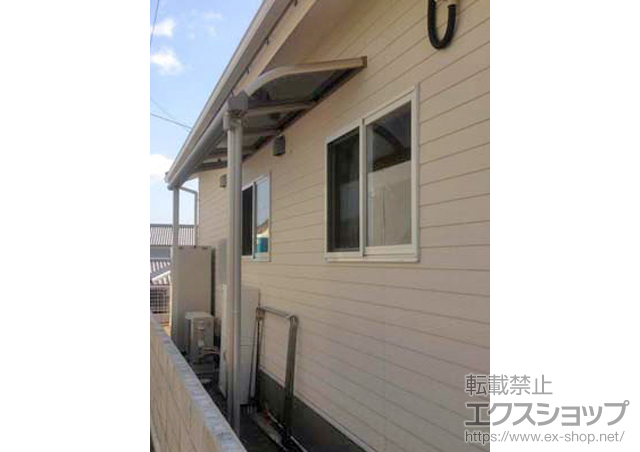 徳島県阿波市ののテラス屋根 プレシオステラス R型 テラスタイプ 単体 積雪〜20cm対応 施工例