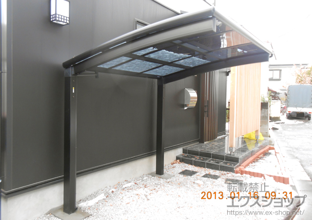 東京都町田市ののカーポート カムフィNex R　積雪〜20cm対応 施工例