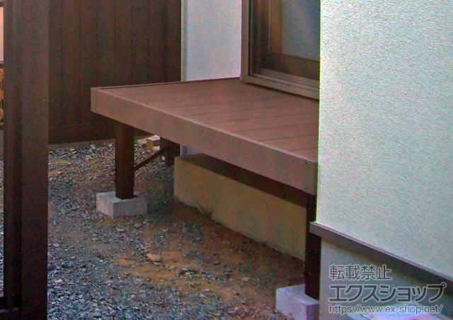 東京都八王子市ののウッドデッキ リウッドデッキ 200 単体 施工例