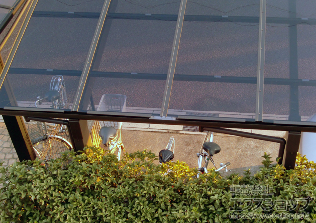 愛知県稲沢市のLIXIL リクシル（トステム）のカーポート カーブポートシグマIII 延長 積雪〜20cm対応 施工例