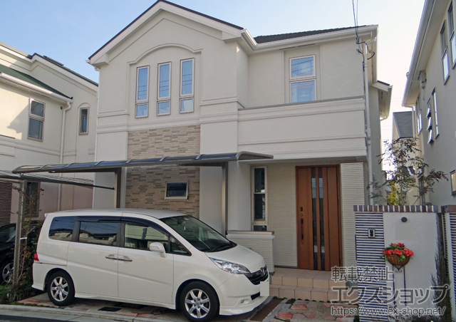 大阪府堺市のLIXIL リクシル（トステム）のカーポート レガーナポートシグマIII 積雪〜20cm対応 施工例