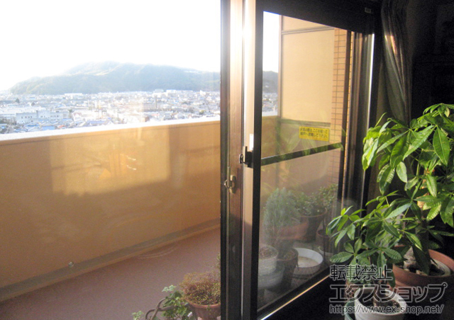 広島県大竹市のの二重窓（内窓） インプラス ダストバリア仕様 引き違い窓 2枚建 施工例