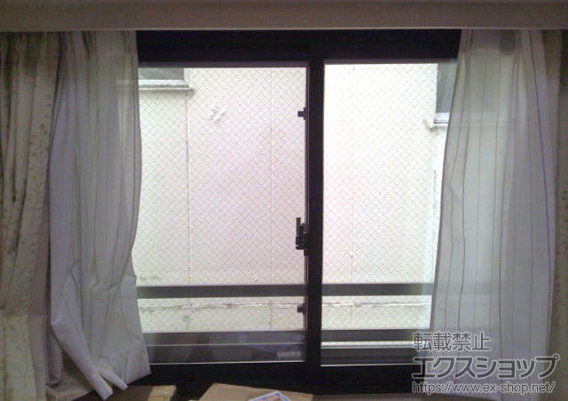 東京都豊島区のの二重窓（内窓） インプラス ダストバリア仕様 引違い窓 2枚建 施工例