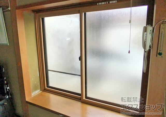 富山県富山市のの二重窓（内窓） プラマードU 引違い窓 2枚建 施工例