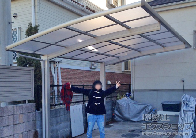 千葉県木更津市ののカーポート レイナポートグラン　積雪〜20cm対応 施工例