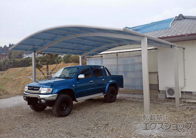 宮崎県西諸県郡高原町ののカーポート レイナツインポート 積雪〜20cm対応 施工例
