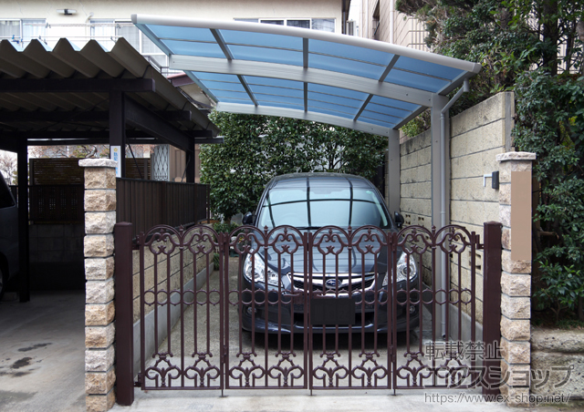 東京都豊島区ののカーポート レイナポート 積雪〜20cm対応 施工例