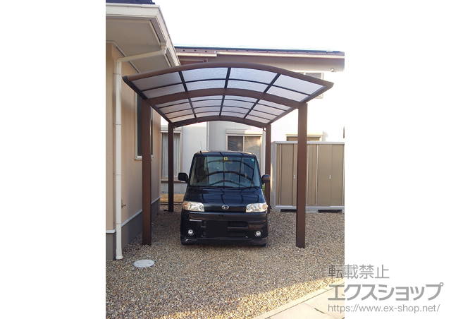 京都府福知山市ののカーポート レイナワンポート 積雪〜20cm対応 施工例