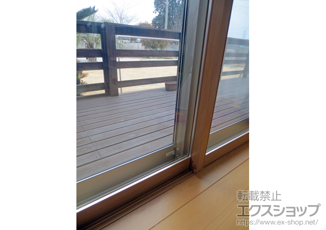 茨城県那珂市のの二重窓（内窓） プラマードU 引違い窓 2枚建 間仕切り下枠仕様 施工例