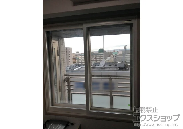 大阪府大阪市のの内窓（二重窓・二重サッシ） プラマードU 引違い窓 2枚建 施工例