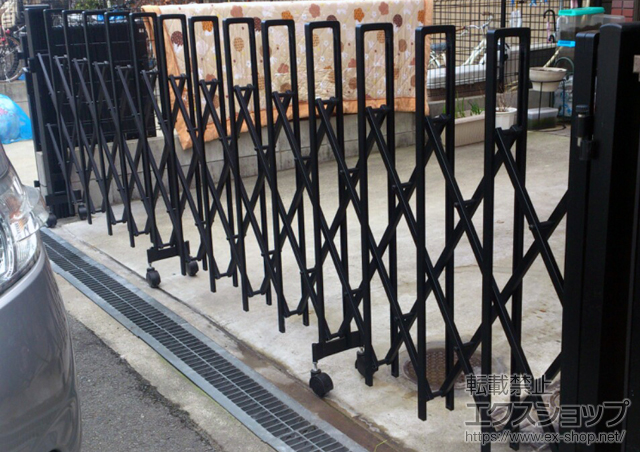 大阪府大阪市ののカーゲート トリップゲート PB型 片開き 施工例