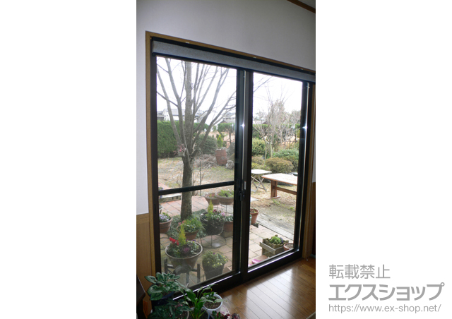 鳥取県米子市のの二重窓（内窓） インプラス ダストバリア仕様 引き違い窓 2枚建 施工例