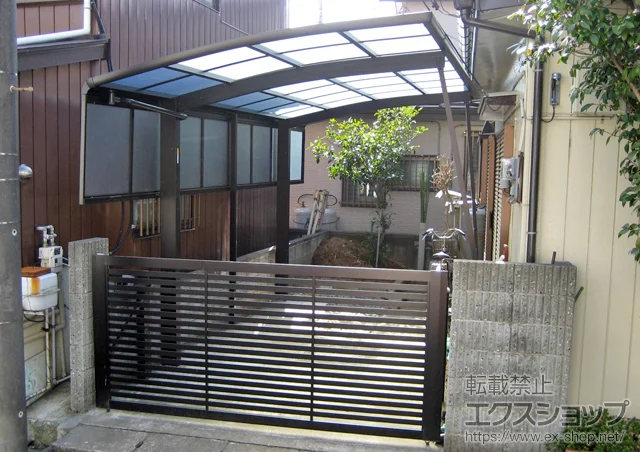 ��ʌ��������܎s��YKKAP�̃J�[�|�[�g ���C�i�|�[�g �ϐ�`20cm�Ή��{���C�i�|�[�g?�T�C�h�p�l���{���E���T�|�[�g �{�H��