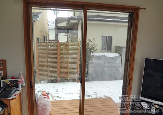 宮城県仙台市のの二重窓（内窓） プラメイクE 引違い窓 2枚建 施工例