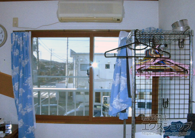 千葉県君津市のの二重窓（内窓） インプラス ダストバリア仕様 引違い窓 2枚建 施工例