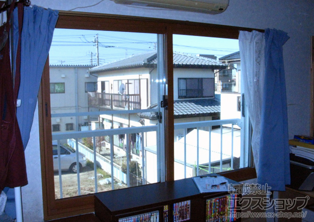 千葉県君津市のの二重窓（内窓） インプラス ダストバリア仕様 引違い窓 2枚建 施工例