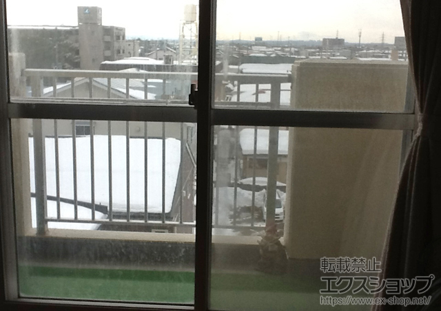 秋田県秋田市のの二重窓（内窓） インプラス ダストバリア仕様 引違い窓 2枚建 施工例