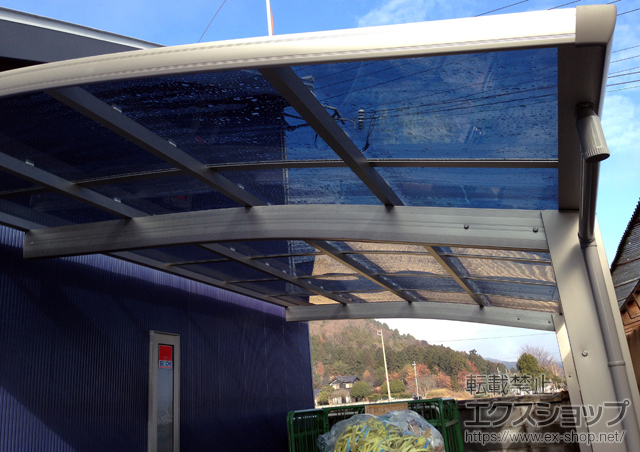 兵庫県西脇市ののカーポート プレシオスポート 片流れ 積雪〜20cm対応 施工例