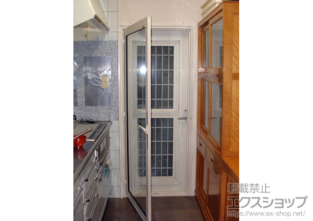 長崎県長崎市のの二重窓（内窓） インプラス ダストバリア仕様 テラスドア（右吊元） 施工例