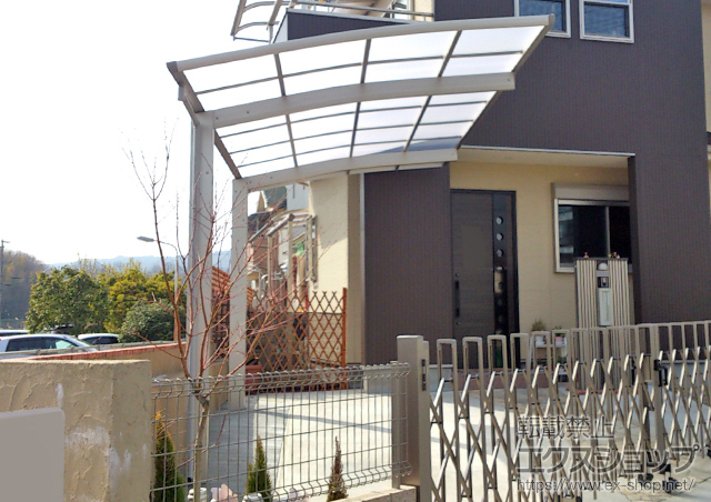 奈良県大和郡山市ののカーポート プレシオスポート 積雪〜20cm対応 施工例