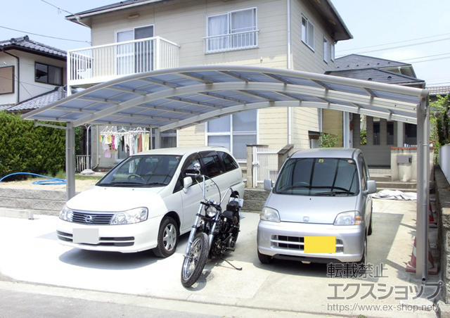 宮城県仙台市ののカーポート レイナツインポートグラン 積雪〜20cm対応 施工例