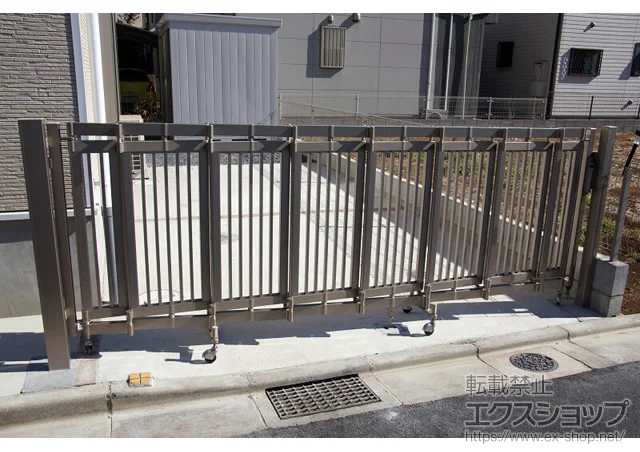 埼玉県新座市のLIXIL リクシル(TOEX)カーゲート施工例(シャレオ 埼玉県新座市のLIXIL リクシル(TOEX)カーゲート施工例(シャレオ