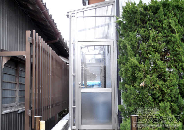 富山県魚津市ののストックヤード ストックヤードII 1500 両側ドア付きタイプ　積雪〜50cm対応 施工例