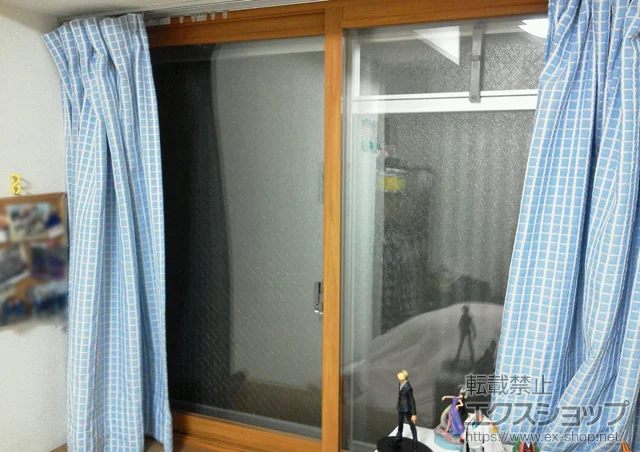 兵庫県芦屋市のの内窓（二重窓・二重サッシ） インプラス ダストバリア仕様 引違い窓 2枚建 施工例