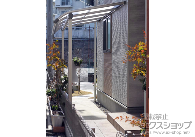 千葉県流山市ののテラス屋根 ヴェクターテラス R型 テラスタイプ 単体 積雪〜20cm対応 施工例