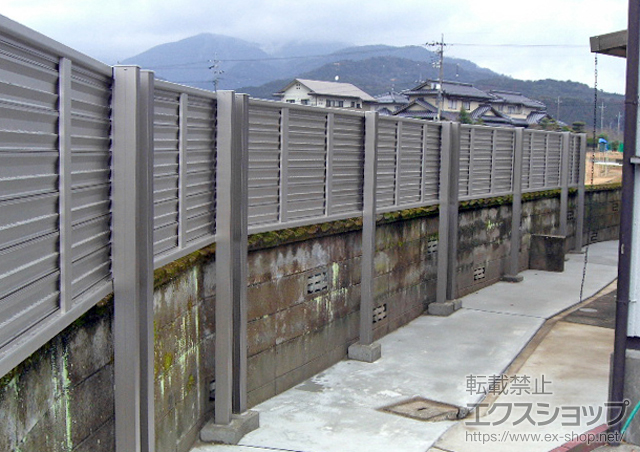 山口県下関市ののフェンス・柵 レスティナフェンス5型 施工例