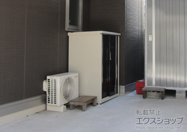 神奈川県横浜市のの物置・屋外倉庫 グランプレステージジャスト(M-97CFWK) 施工例