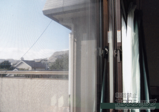 福岡県田川市のの二重窓（内窓） インプラス ダストバリア仕様 引違い窓 2枚建 補強下枠仕様 L型引手障子 施工例