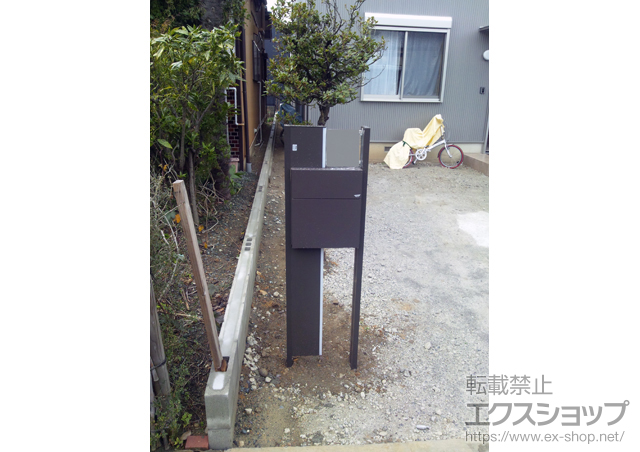 愛知県豊橋市のの機能門柱・ポスト ファンクションユニット ウィルモダン 施工例