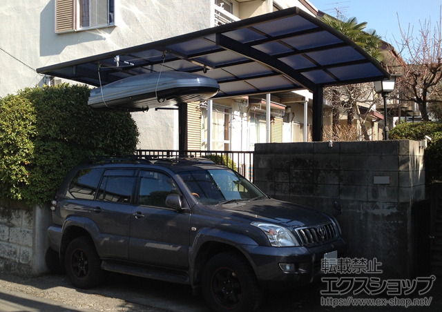 東京都三鷹市ののカーポート プレシオスポート 積雪〜20cm対応 施工例