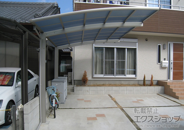 愛知県名古屋市ののカーポート レイナポート 積雪〜20cm対応 施工例