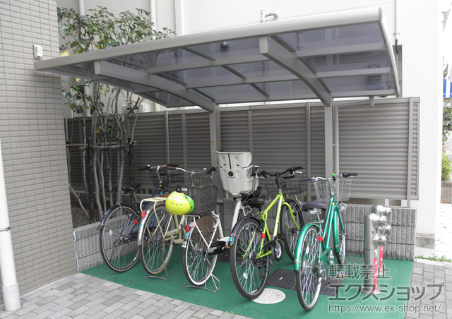 東京都台東区ののサイクルポート・駐輪場 レイナポート ミニ 積雪〜20cm対応 施工例