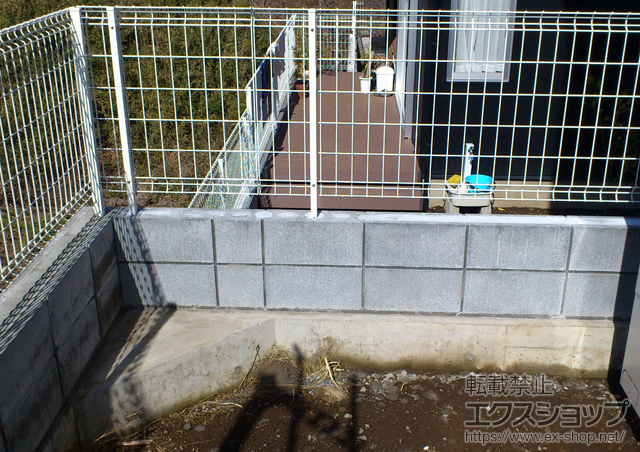 神奈川県伊勢原市ののフェンス・柵 ハイグリッドフェンスUF8型 フリーポールタイプ 施工例