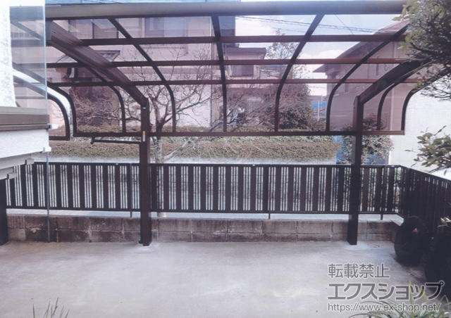 福岡県糟屋郡宇美町ののカーポート レイナキャップポート 積雪〜20cm対応 施工例