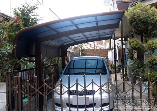 京都府相楽郡精華町ののカーポート レイナキャップポート 積雪〜20cm対応 施工例