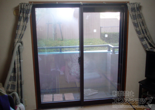 神奈川県川崎市のの二重窓（内窓） インプラス ダストバリア仕様 引違い窓 2枚建 施工例