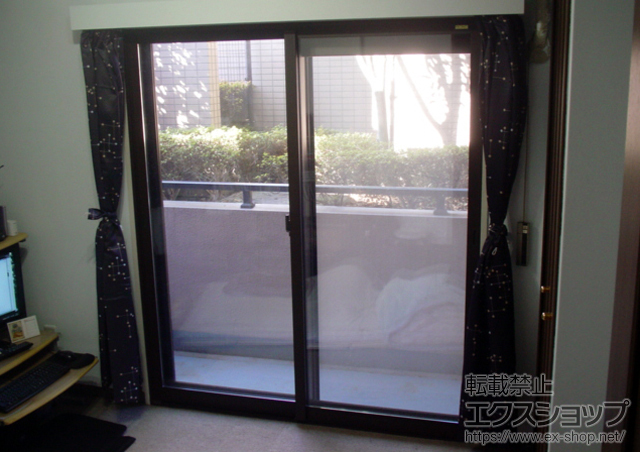 神奈川県川崎市のの二重窓（内窓） インプラス ダストバリア仕様 引違い窓 2枚建 施工例