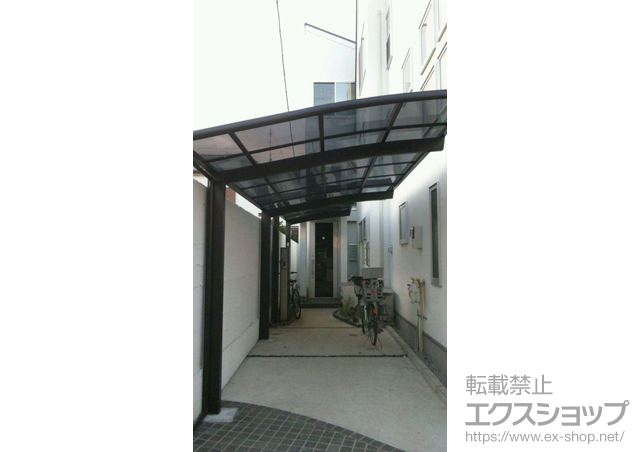 東京都杉並区のLIXIL リクシル（トステム）のカーポート カーブポートシグマIII 積雪〜30cm対応 施工例