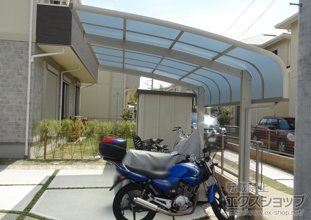 愛知県名古屋市ののカーポート プレシオスポート アルファ 積雪〜20cm対応 施工例
