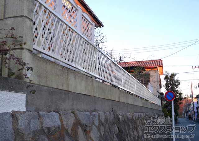 東京都八王子市ののフェンス・柵 プリレオR8型フェンス フリーポールタイプ 施工例